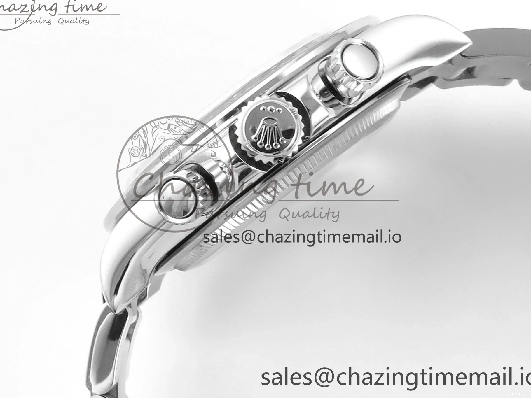 0209 EyeCatching Daytona 126529 QF 1:1 Best Edition Black Dial Steel 904L on SS Bracelet V8 QF 652